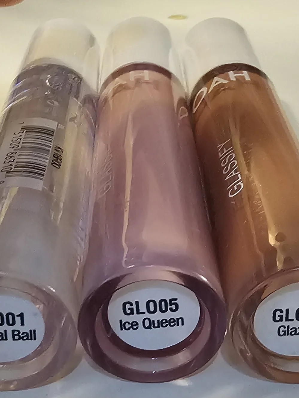 J.O.A.H. Glassify Lip Gloss Trio In Crystal Ball, Ice Queen, & Glazed